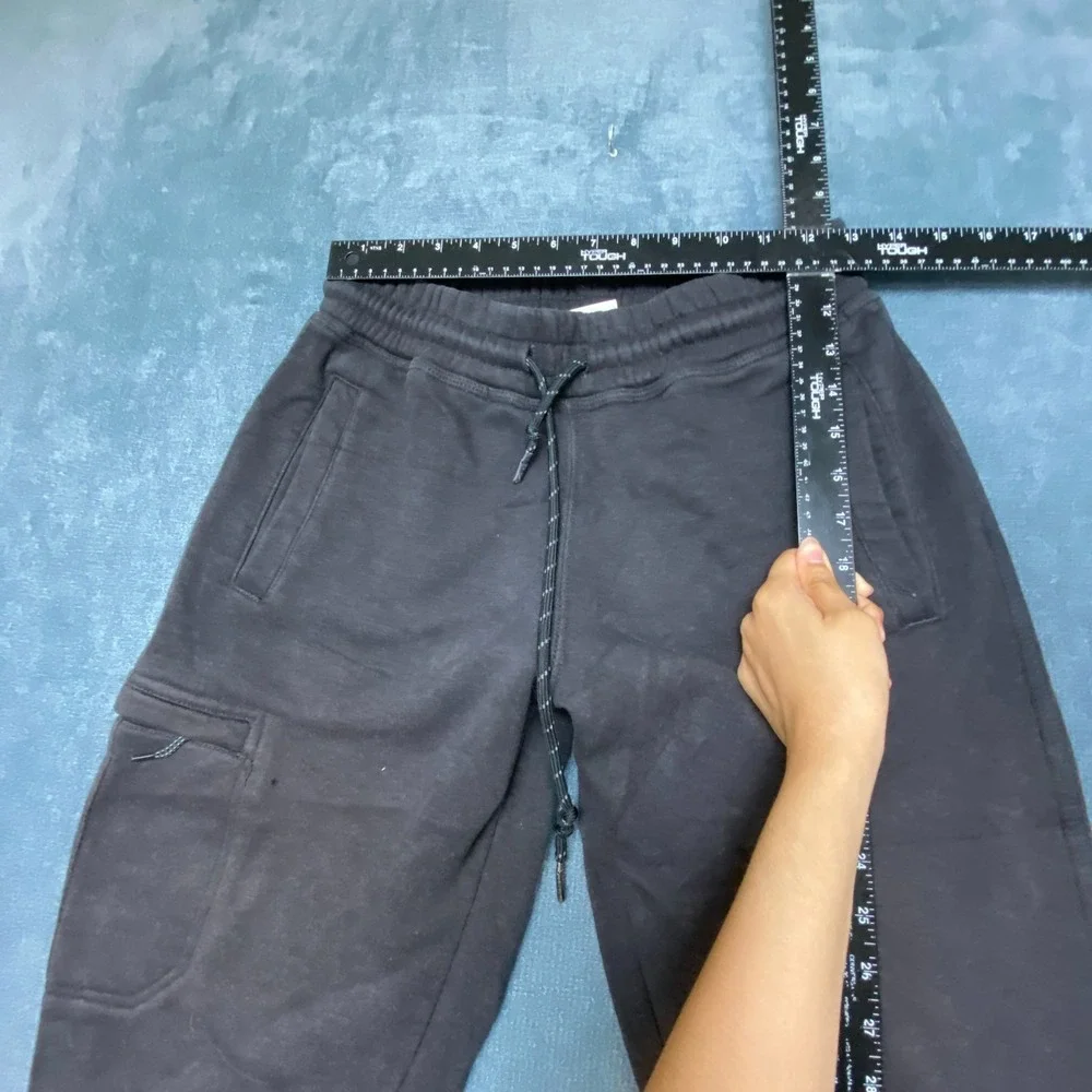 Weatherproof Vintage Cargo Sweatpants Mens Small Gray Fleece Lined Tapered Leg
